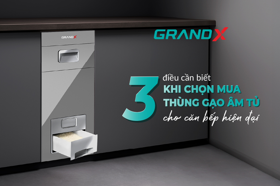 Thùng gạo âm tủ